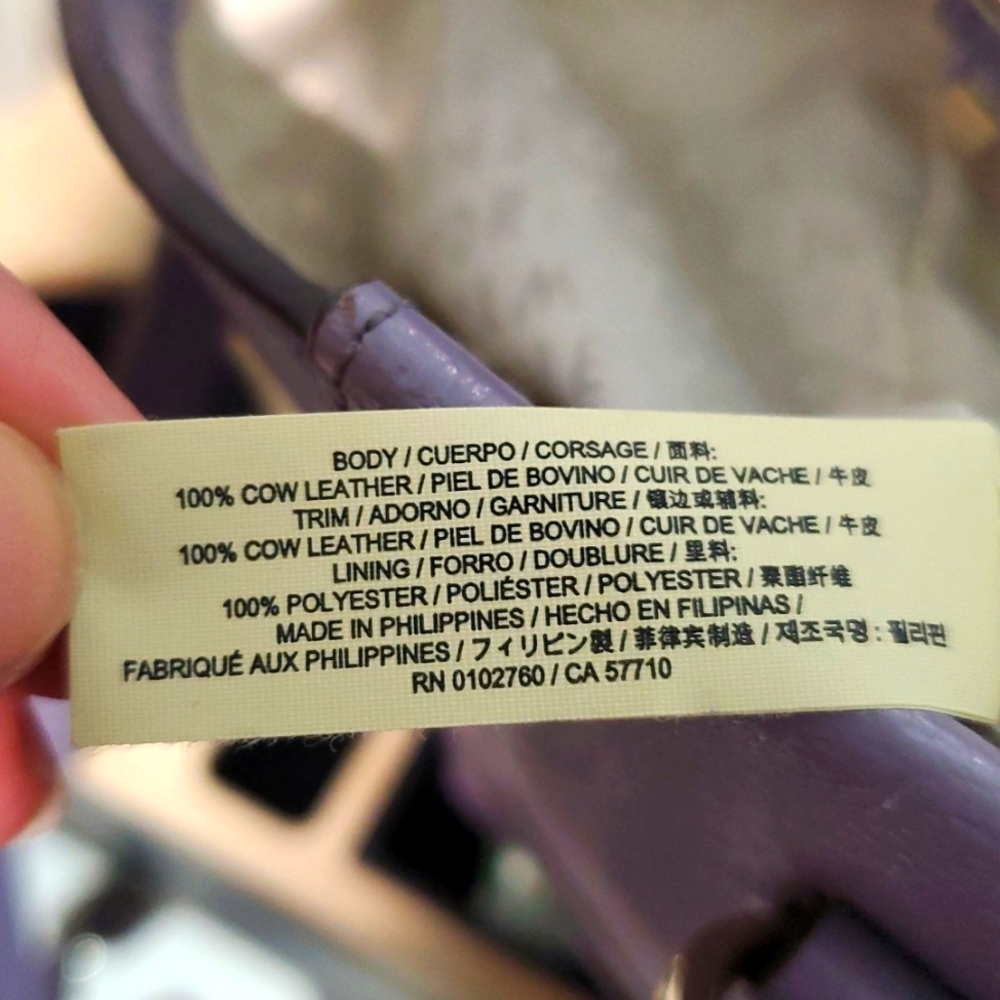 Kate Spade New York Wellesley Camryn Lilac Leather Satchel Bag💜 - Picture 16 of 16